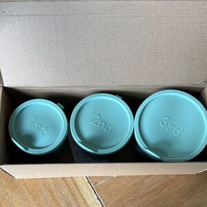 Ice cube trays for water cups. in Mint Green